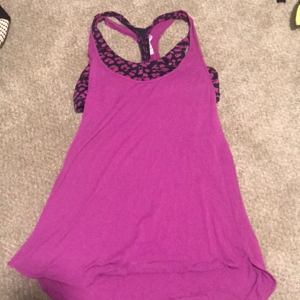 Lululemon bra and loose tank combo size 8